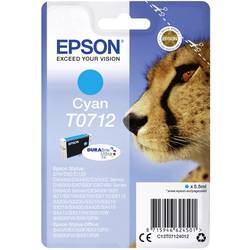 Image of Epson Tinte T0712 Original Cyan C13T07124012