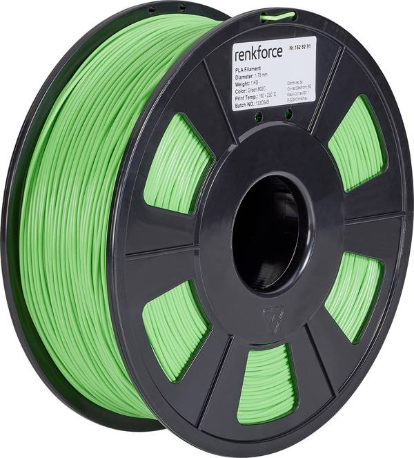 Renkforce RF-4511198  Filament PLA Pro  1.75 mm 1000 g Grün  1 St.