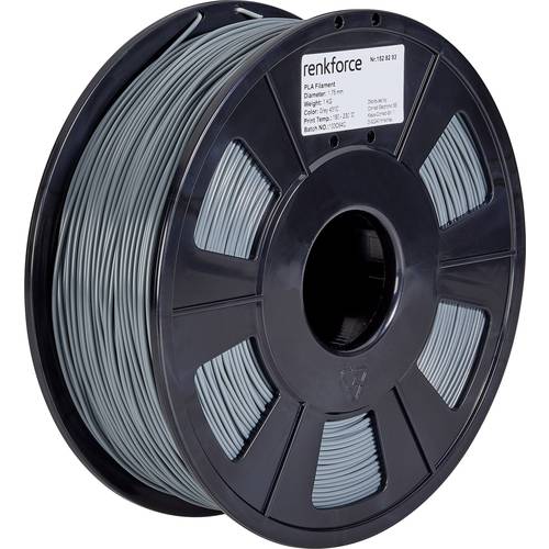 Renkforce RF-4511192 Filament PLA 1.75 mm 1000 g Grau 1 St.