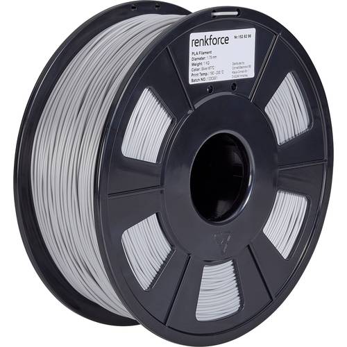 Renkforce RF-4511204 Filament PLA 1.75 mm 1000 g Silber 1 St.