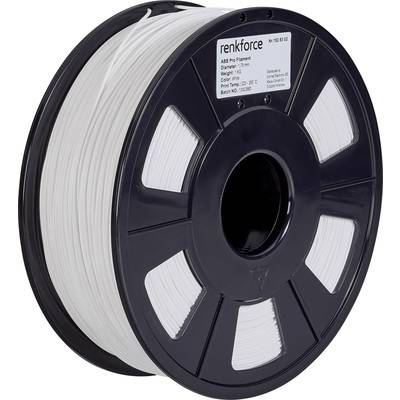 Filament Renkforce ABS  1.75 mm Weiß 1 kg