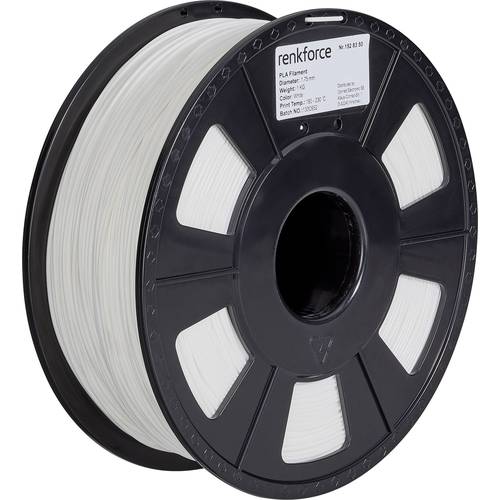 Thumbnail - Renkforce RF-4511190 Filament PLA 1.75 mm 1000 g Weiß 1 St.