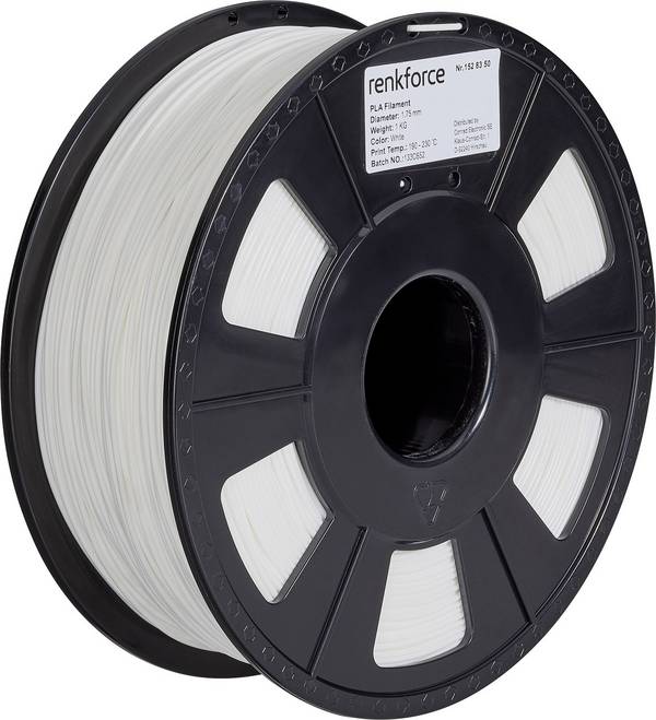 Renkforce RF-4511190 Filament PLA Pro 1.75 mm 1000 g Weiß 1 St.