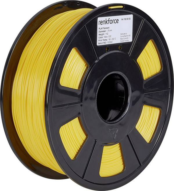 Renkforce RF-4511202  Filament PLA Pro  1.75 mm 1000 g Gelb  1 St.