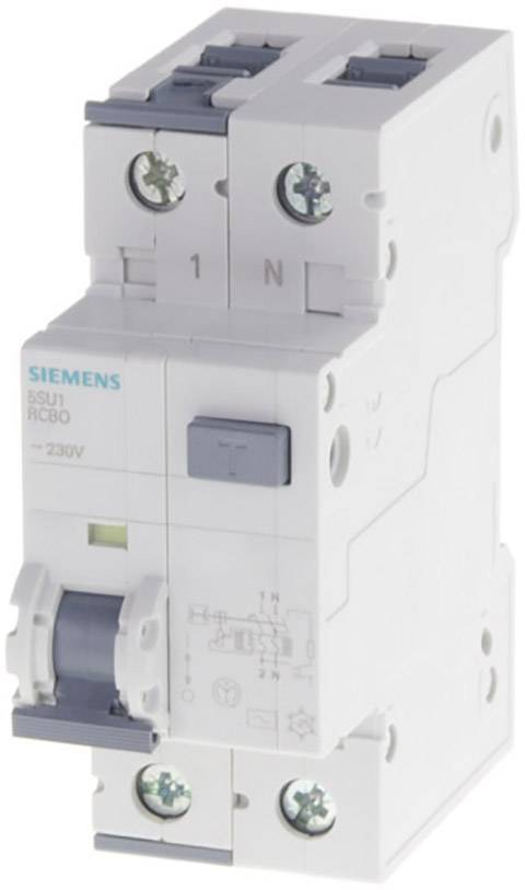 SIEMENS FI-Schutzschalter/Leitungsschutzschalter 2polig 16 A 0.03 A 230 V Siemens 5SU1354-4KK16