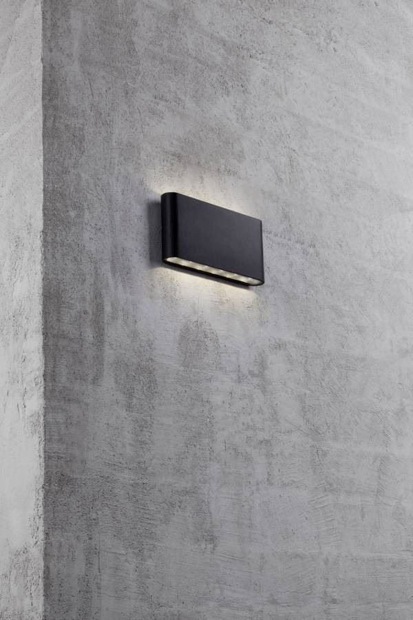 Nordlux Kinver 84181003 LED-Außenwandleuchte  LED LED fest eingebaut 6 W Schwarz