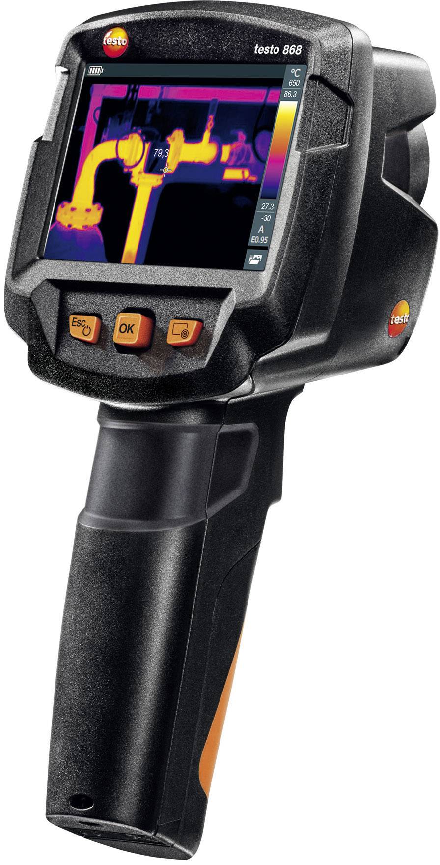 testo 868 Wärmebildkamera -30 bis +650 °C 160 x 120 Pixel 9 Hz