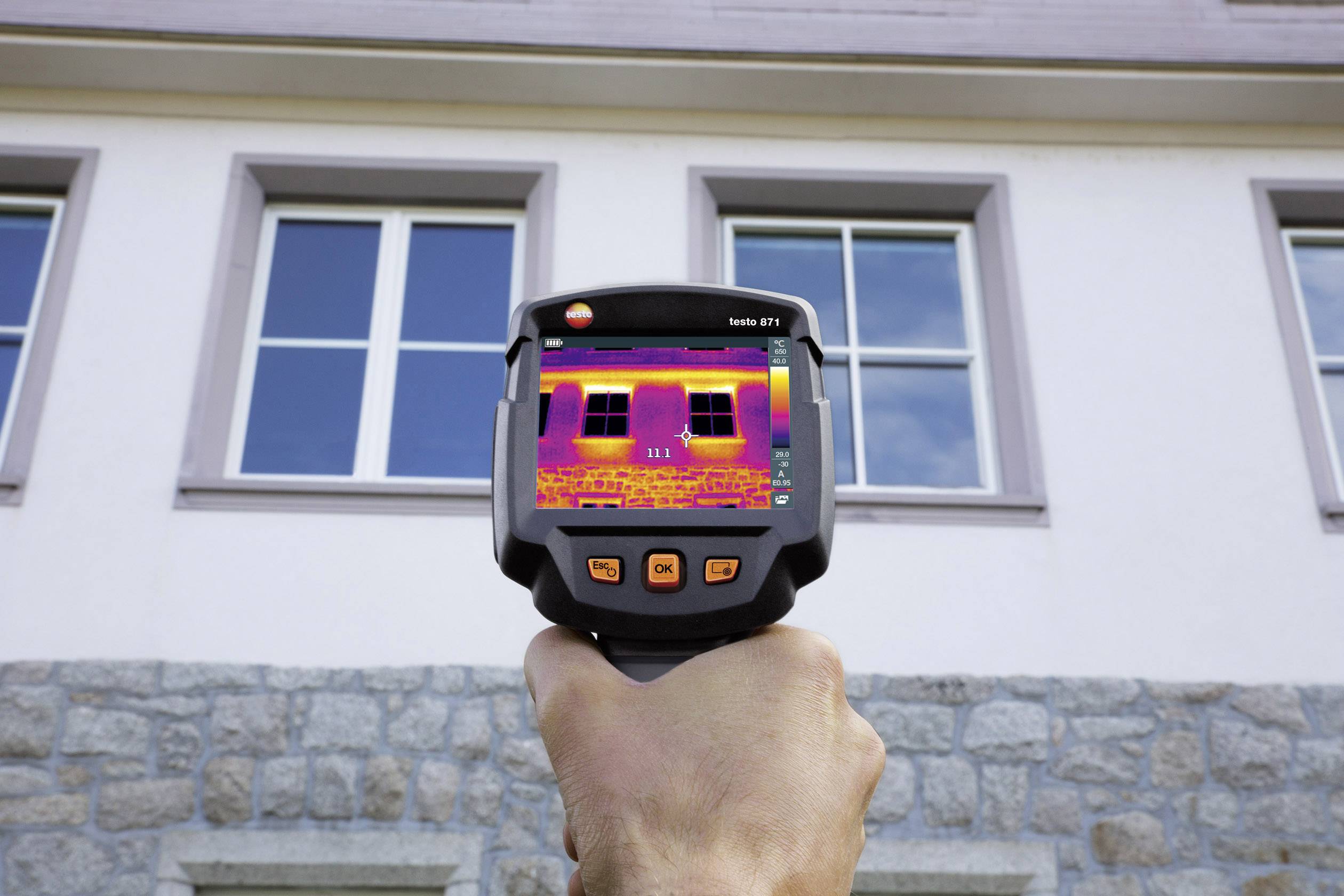 testo 871 Wärmebildkamera -30 bis +650 °C 240 x 180 Pixel 9 Hz-3