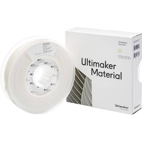 Thumbnail - UltiMaker PLA - M0751 Pearl White 750 - 211399 Filament PLA 2.85 mm 750 g Pearl White 1 St.