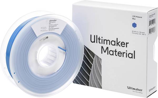 UltiMaker CPE - M0188 Blue 750 - 201273  Filament CPE  2.85 mm 750 g Blau  1 St.