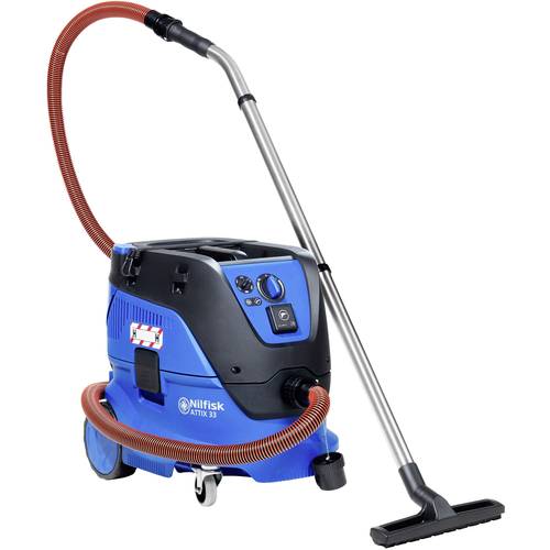 Thumbnail - Nilfisk Attix 33-2H PC 107412183 Nass-/Trockensauger 1400 W 30 l antistatisch, halbautomatische Filterreinigung, Staubkl...