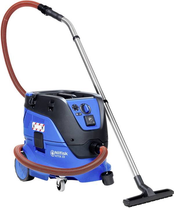 Nilfisk Attix 33-2H PC 107412183 Nass-/Trockensauger 1400 W 30 l antistatisch, halbautomatische Filterreinigung, Staubklasse H zertifiziert