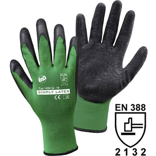 Thumbnail - Leipold Doehle SIMPLY Latex 1490-8 Latex Arbeitshandschuh Größe (Handschuhe): 8 EN 388, EN 13997:1999 ISO 13997:1999 CAT...