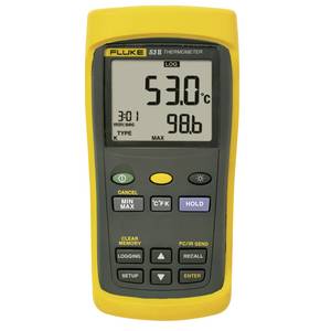 Fluke 53 Ii B Temperatur Messgerat 250 Bis 1767 C Fuhler Typ J K T E R S N Kaufen