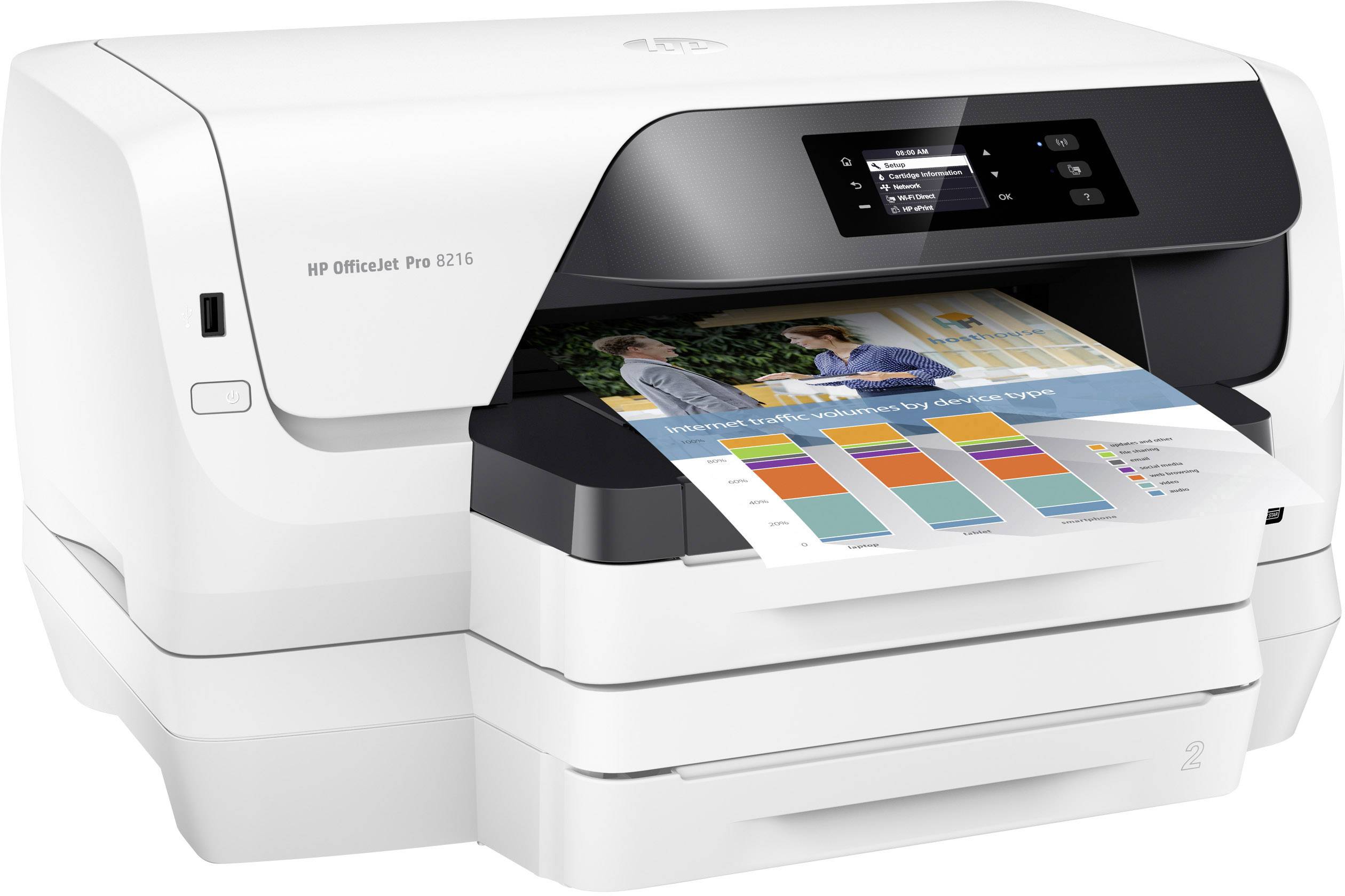 HP OfficeJet Pro 8218 Drucker Tintenstrahl Farbe A4 LAN, WLAN, Duplex-2