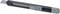 Schwarz-grauer Cutter mit ausfahrbarer Klinge und Rastmechanismus, geeignet zum Schneiden von Papier oder Pappe.
