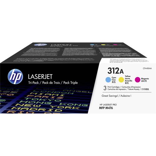 HP Toner 312A Original Kombi-Pack Cyan, Magenta, Gelb 2700 Seiten CF440AM