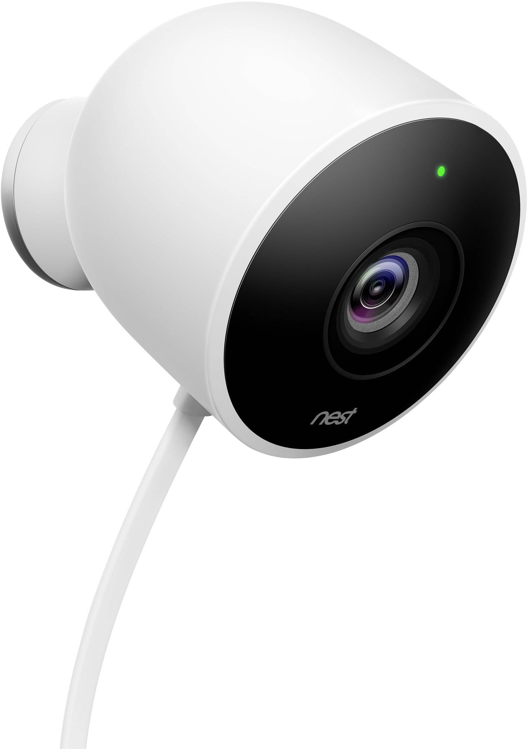 Nest Cam Outdoor - Netzwerk-Überwachungskamera - Außenbereich - wetterfest - Farbe (Tag&Nacht) - 3 MP-0