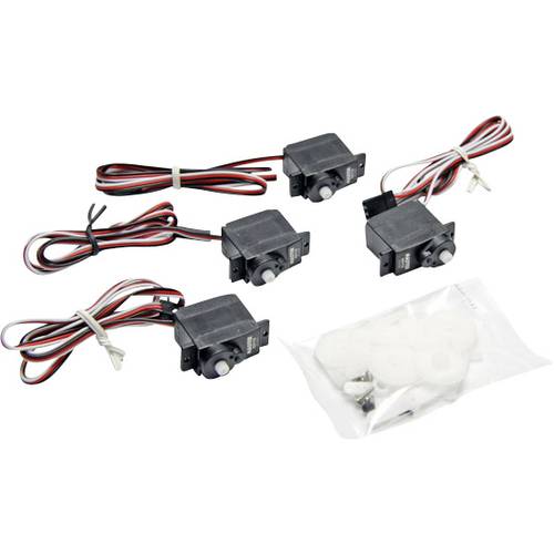 Master Modellbau Mini-Servo S2112 Analog-Servo Getriebe-Material: Kunststoff Stecksystem: Uni (Graupner / JR / Futaba)