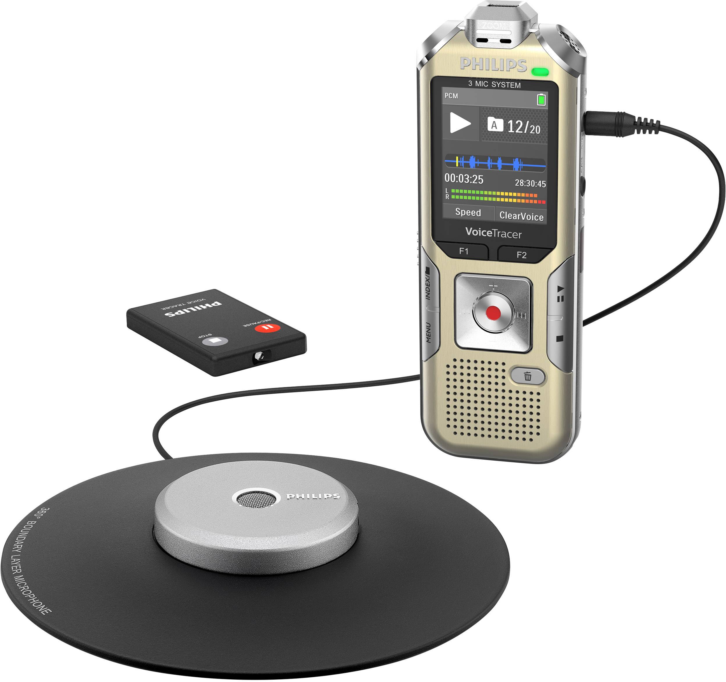 2280 h Anthrazi Philips DVT2510 Digitales Diktiergerät Aufzeichnungsdauer max.