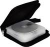 MediaRange CD Tasche 24 CDs/DVDs/Blu-rays Nylon Schwarz 1 St. (B x H x T) 16.4 x 3.9 x 15.6 mm BOX50