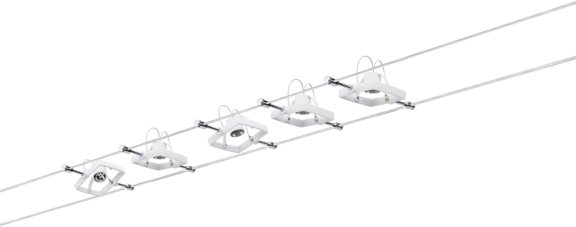 PAULMANN Seil-Komplettsystem GU5.3 50 W LED Paulmann MacII 94134 Weiß