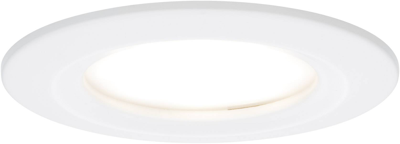 PAULMANN LED-Einbauleuchte 3er Set 20.4 W Warm-Weiß Paulmann 93870 Coin Slim Weiß (matt)