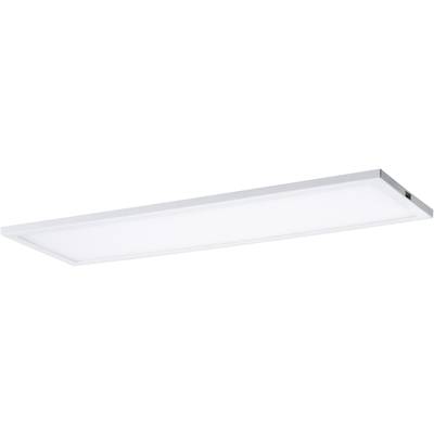 Rechteckige, flache LED-Deckenleuchte in Weiß, geeignet zur Beleuchtung von Innenräumen mit einem modernen, energiesparenden Design.