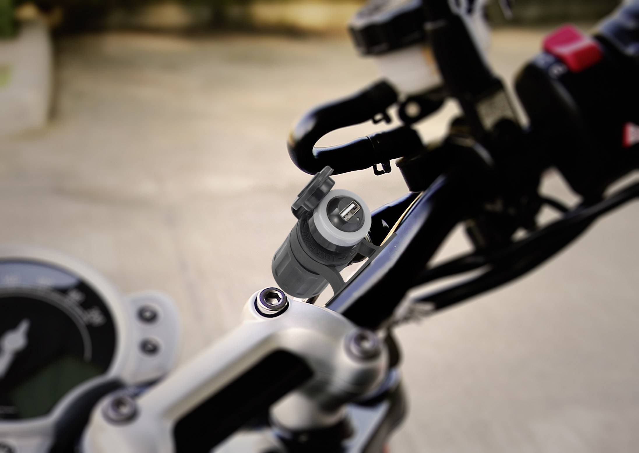 Basetech Wasserdichte Zigarettenanzündersteckdose Belastbarkeit Strom max.=20 A Steckdose 12 V, 24 V-2