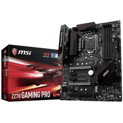 MSI Gaming Z270 GAMING PRO Mainboard Sockel (PC) Intel® 1151 Formfaktor (Details) ATX Mainboard-Chipsatz Intel® Z270
