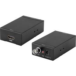 HDMI ™ extender (predĺženie) cez koaxiálny kábel, SpeaKa Professional SP-VLHD/SD-01, 300 m, N/A