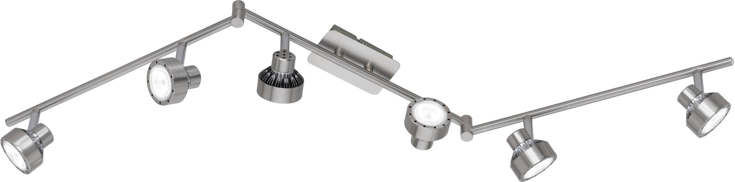 WOFI Local 9288.06.54.6000 LED-Deckenstrahler 36 W Nickel (matt), Chrom