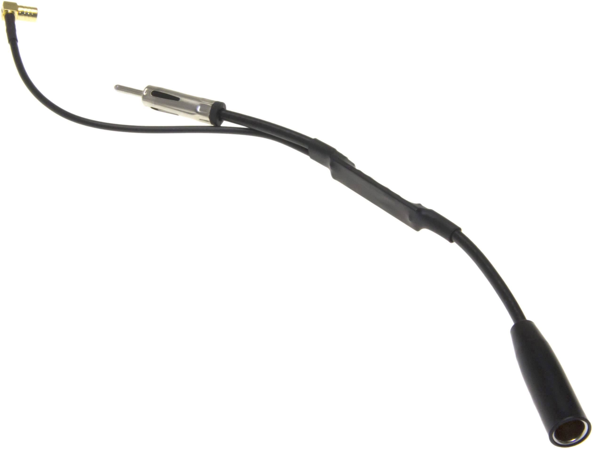 Adapter Universe Auto-Antennen-Adapter DAB/UKW-Splitter DIN 150 Ohm, SMB-Stecker Aktiv mit Signalverstärkung DAB+ Splitt