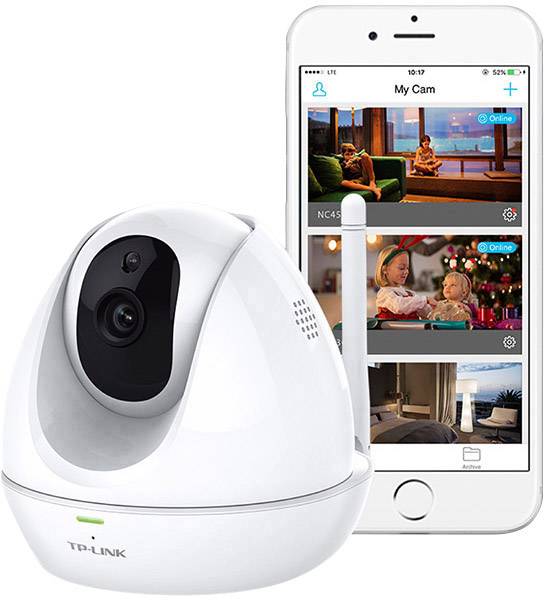 TP-Link NC450 WLAN Cloud 720p IP Sicherheitskamera Tag/Nacht-3