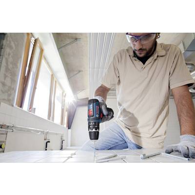 Bosch Professional GSR 12V-15 0615990HV1 Akku-Bohrschrauber 12 V 4 Ah Li-Ion inkl. 2. Akku, mit Zubehör, inkl. Tasche-2