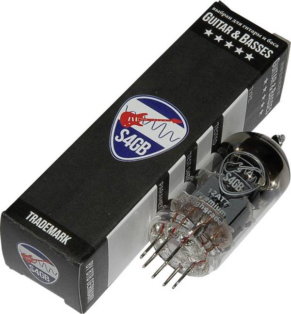 BTB Vertrieb 12AT7-S4GB Premium Elektronenröhre Selektiert für Gitarre & Bass Doppeltriode Polzahl: 9 Sockel: Noval Inhalt 1 St.