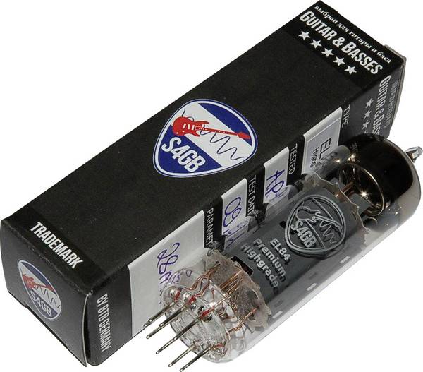BTB Vertrieb EL84 S4GB Premium Elektronenröhre Selektiert für Gitarre & Bass Endpentode Polzahl: 9 Sockel: Noval Inhalt 1 St.
