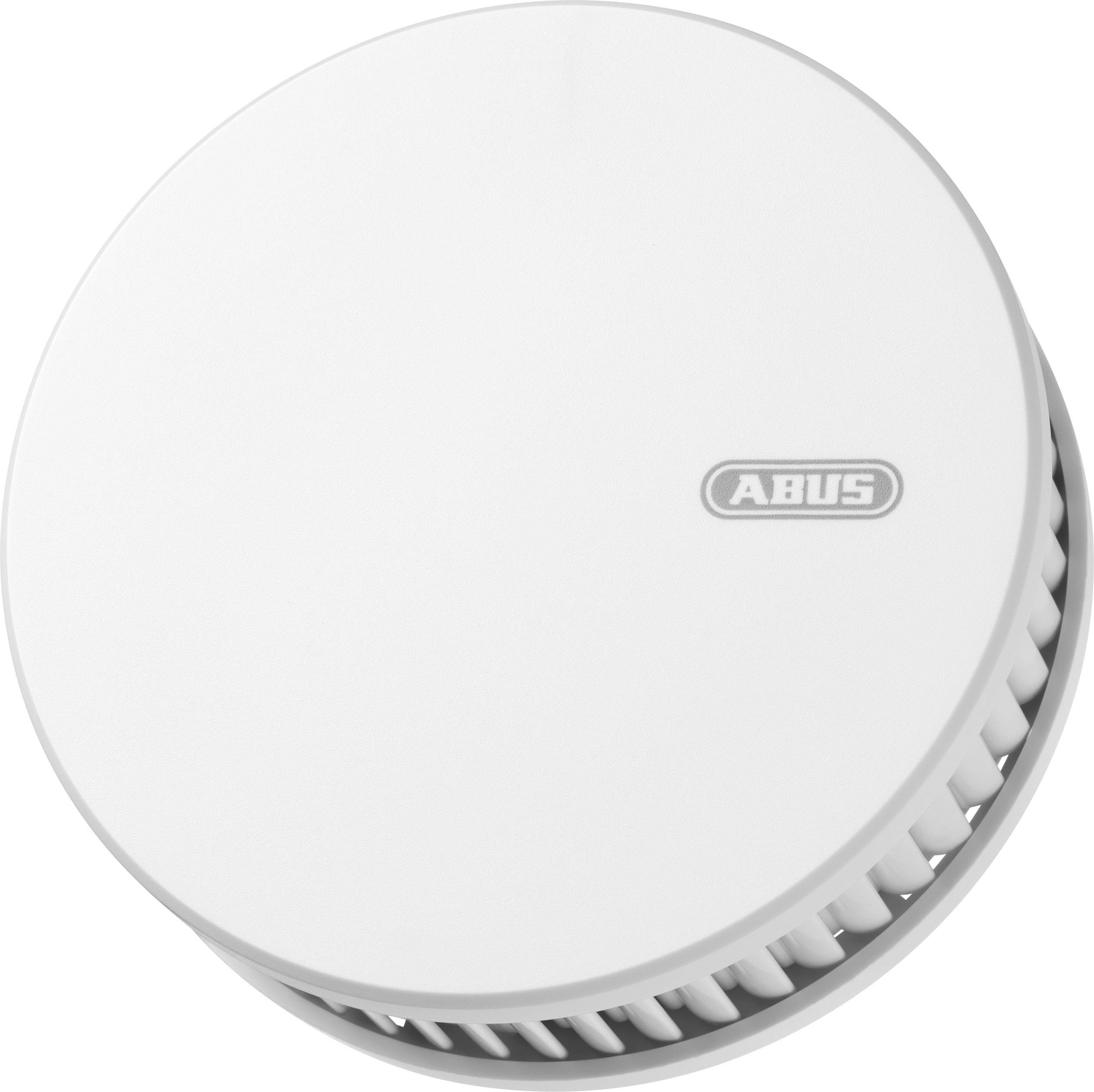 ABUS Funk-Rauch- und Hitzemelder inkl. 12 Jahres-Batterie, inkl. Magnetbefestigung, vernetzbar ABUS