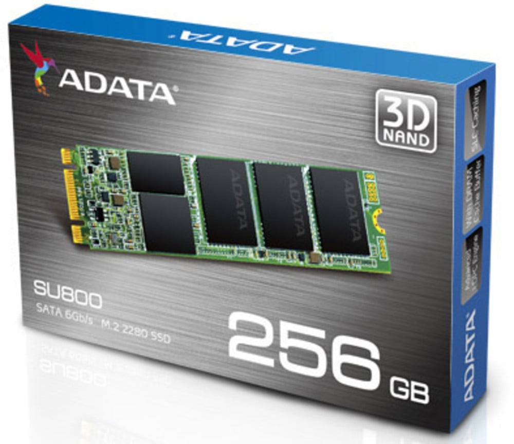 Interne SATA M.2 SSD 2280 256 GB ADATA Ultimate SU800 Retail ASU800NS38 ...