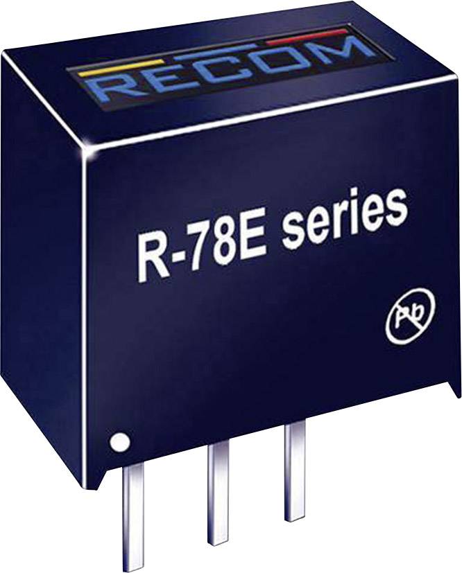 RECOM DC/DC-Wandler, Print RECOM R-78E5.0-1.0 5 V 1000 mA 5 W Anzahl Ausgänge: 1 x