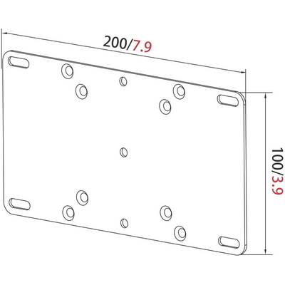 My Wall VESA-Adapter Passend für Serie (Halter): Universal Silber-1