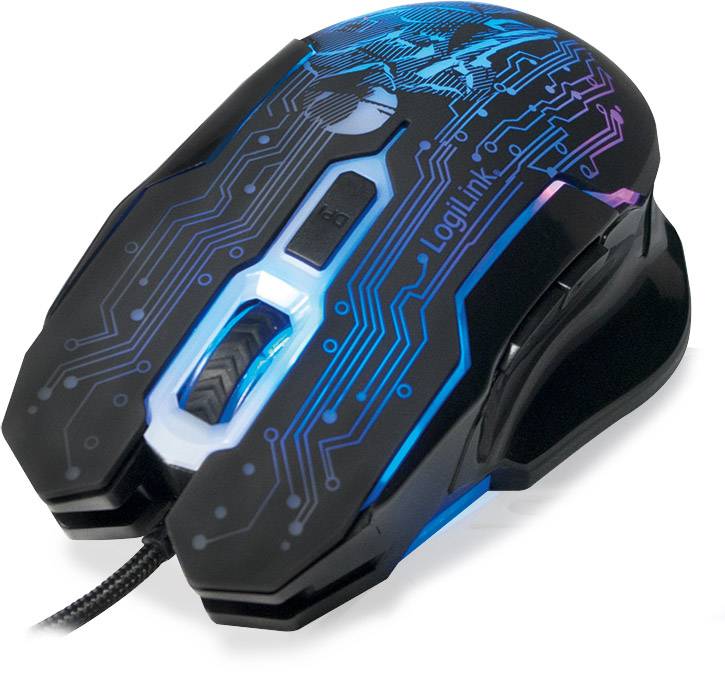 Logilink Gaming Maus, USB, 6-button, 2400dpi Multimedia-Technik Mäuse Maus Kabelgebunden-2