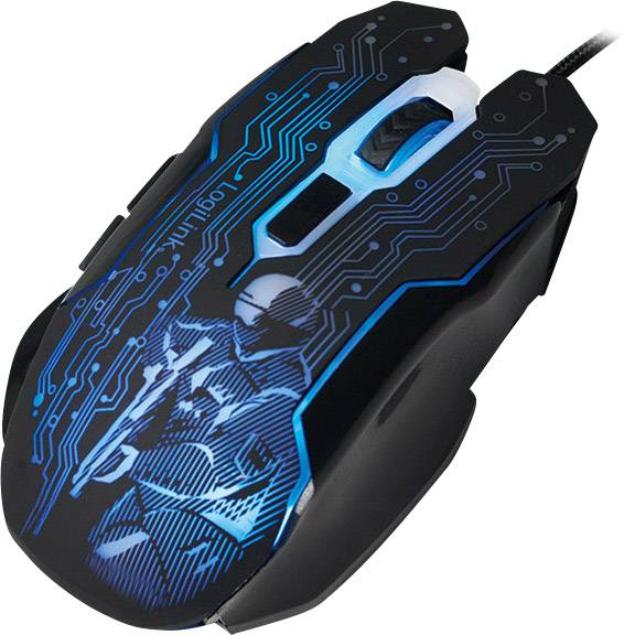 Logilink Gaming Maus, USB, 6-button, 2400dpi Multimedia-Technik Mäuse Maus Kabelgebunden-4