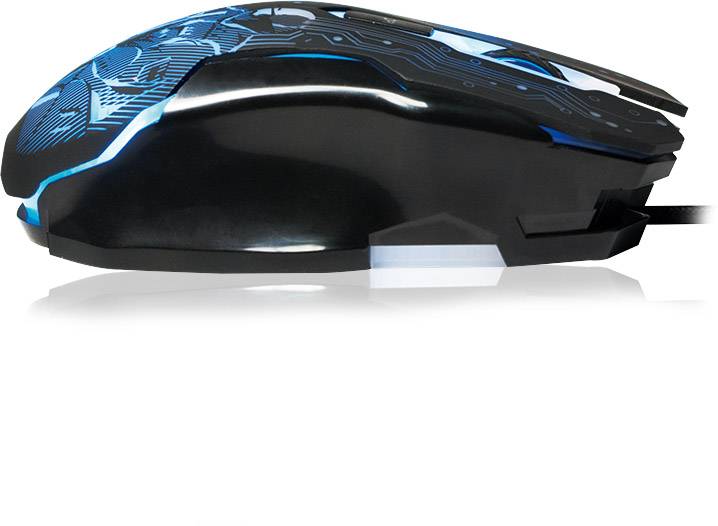 Logilink Gaming Maus, USB, 6-button, 2400dpi Multimedia-Technik Mäuse Maus Kabelgebunden-6