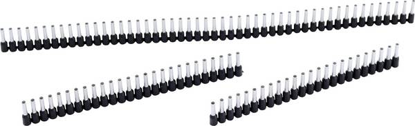 Jokari T60115 Aderendhülse 1.5 mm²  Schwarz 500 St.