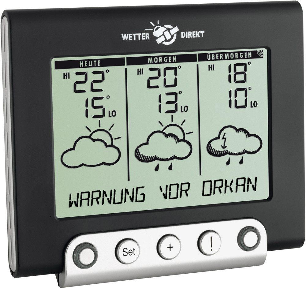 Satelliten Wetterstation TFA Tempesta 300 S 35.5052.IT Vorhersage für 3 ...