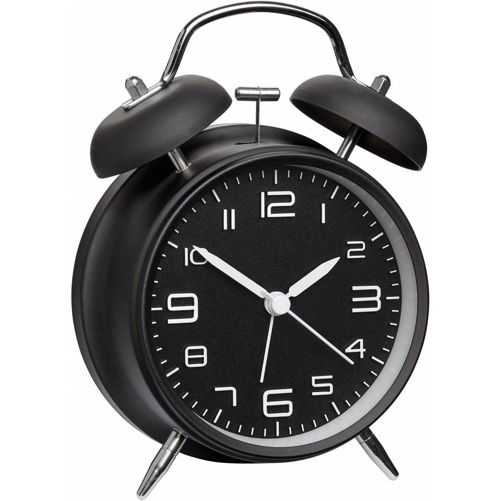Wekker Mechanisch Zwart Alarmtijden: 1 TFA 60.1025