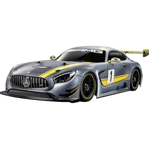 Tamiya TT-02 Mercedes-AMG GT3 Brushed 1:10 RC Modellauto Elektro Straßenmodell Allradantrieb (4WD) Bausatz