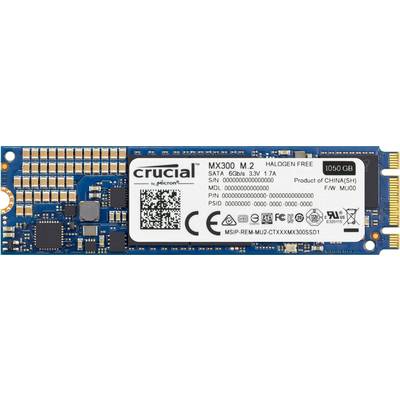 Crucial MX300 1 TB Interne M.2 SATA SSD 2280 M.2 SATA 6 Gb/s Retail CT1050MX300SSD4