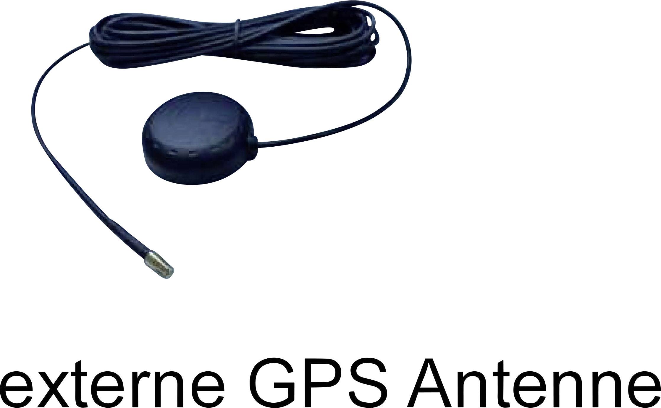 'Externe GPS Antenne mit Kabel und Anschluss. Ideal zur verbesserten GPS-Signalstärkung für Geräte in Fahrzeugen oder Gebäuden.'